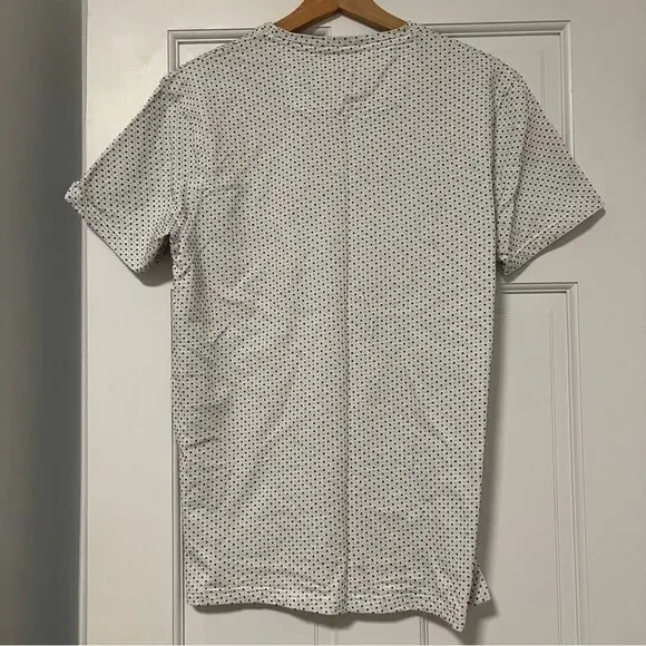 ⭐️MUST GO free ship! Peter Werth Men’s Bridger Tee - Textured White + Navy Small - Picture 13 of 13